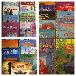 Little Golden Books Lot of 10 Unsorted Mixed Titles Children Books Hardc…